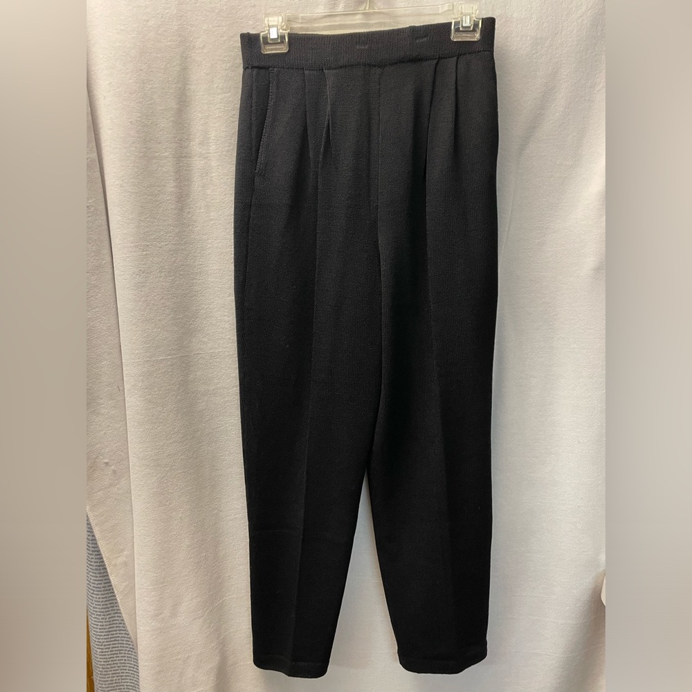 ST. John basics luxury black pants pockets size 6 designer‎